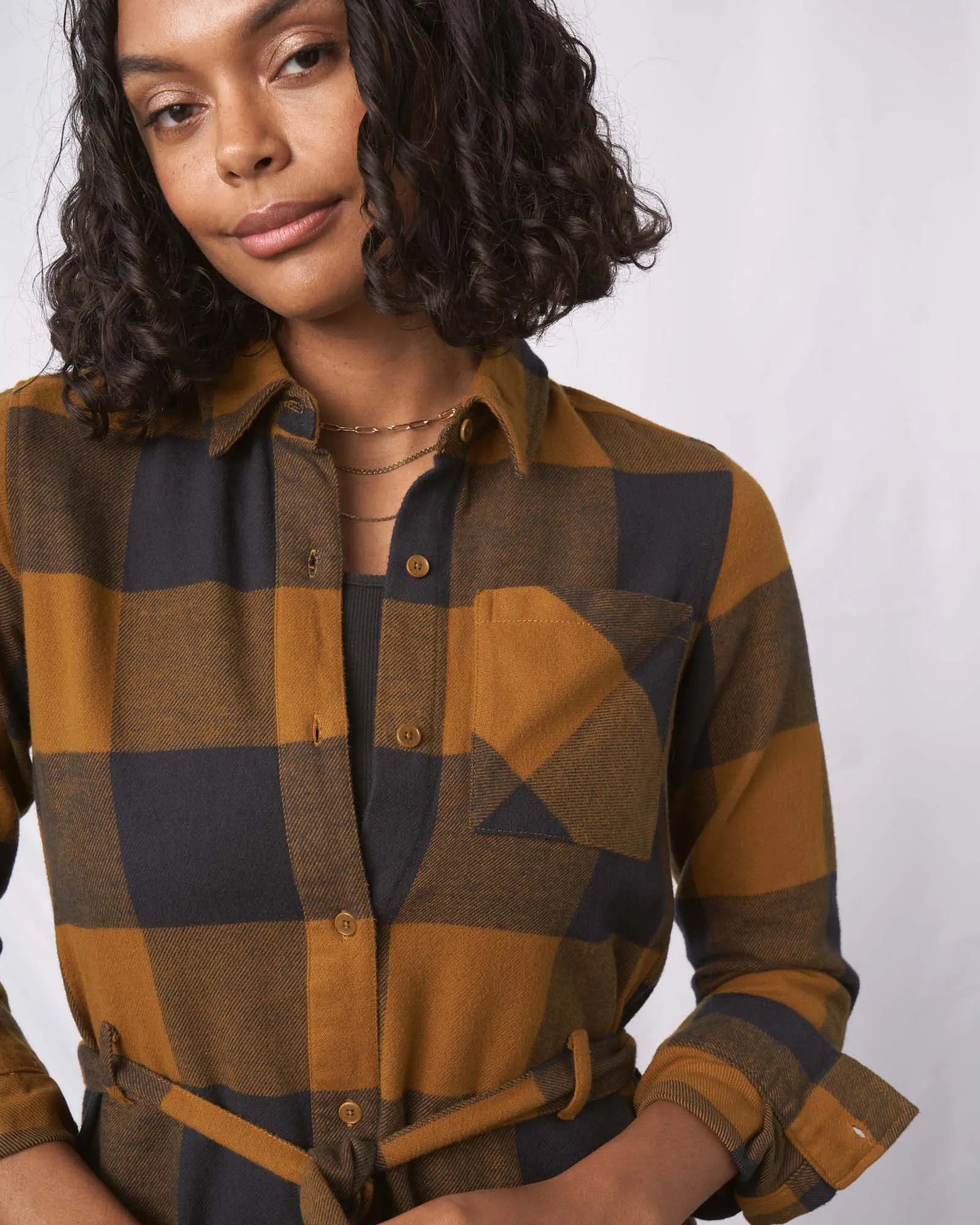 The Responsible Flannel Dress