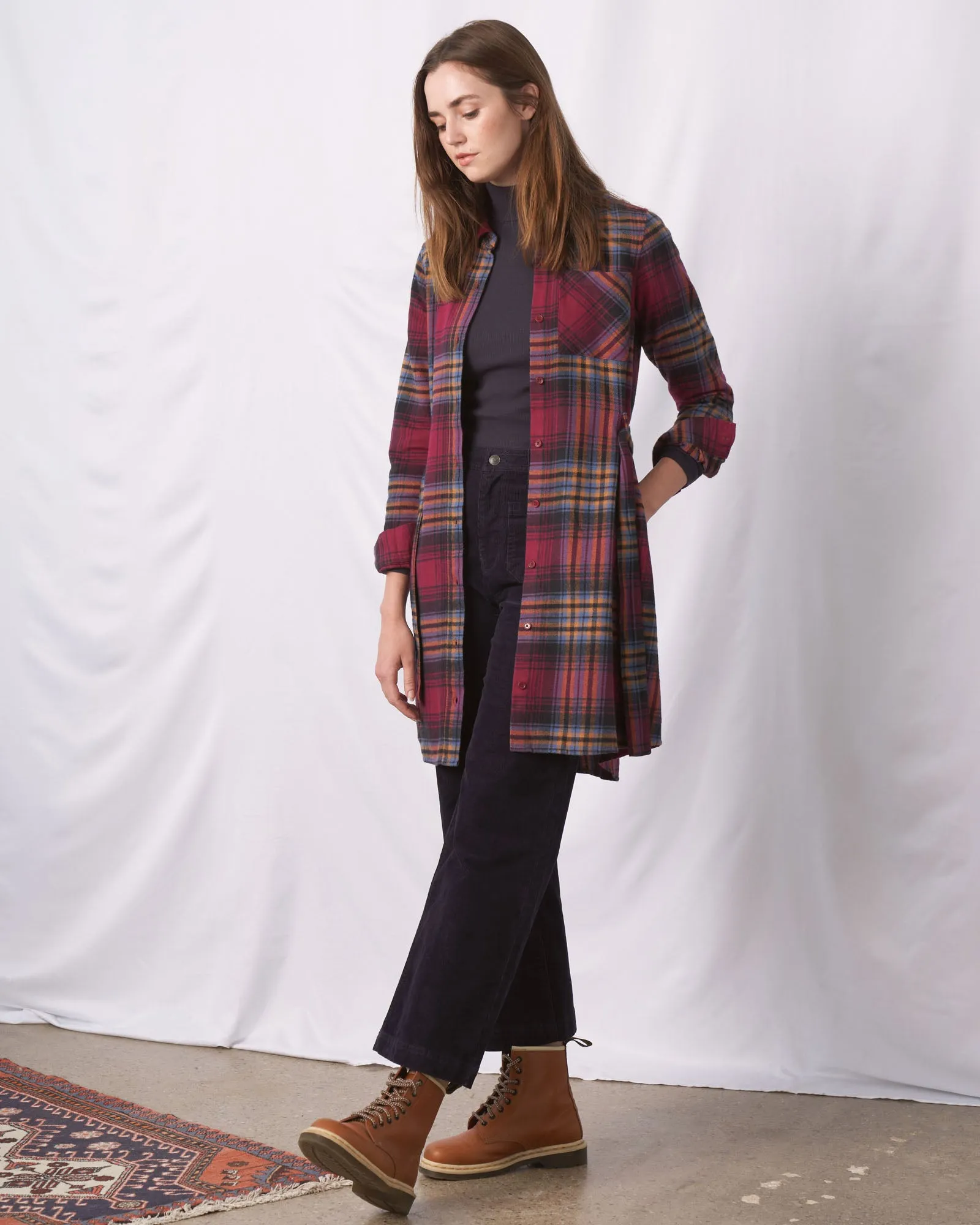 The Responsible Flannel Dress