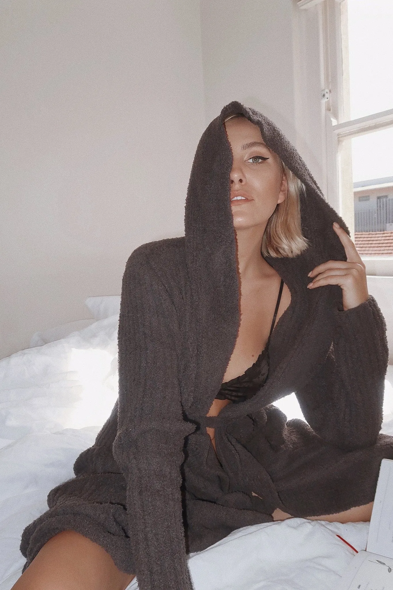 Ultimate Luxe Robe - Charcoal