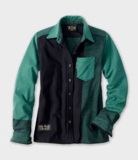 Women's Classic Flannel Shacket - Evergreen