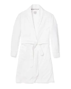 Women's Pima Robe in White